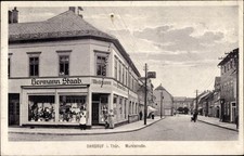 Ak Ohrdruf Thüringen, Marktstraße, Hermann Staab Mode - 3820510