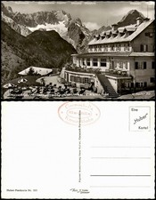 Ansichtskarte Garmisch-Partenkirchen Adolf-Zoeppritz-Haus - Kreuzeckhaus 1970