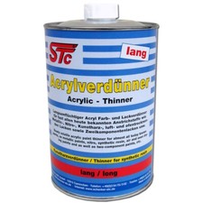 1 L STC Acrylverdünnung lang Kunstharzverdünnung Farbverdünner Lackverdünner