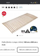 lattenrost 140x200 zum Ausrollen. Ganz Neu, nicht benutzt.