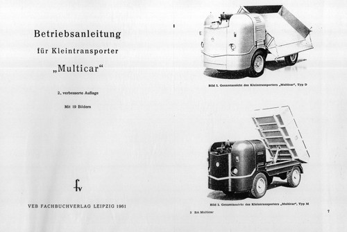 300436 bedienung multicar - 300436,