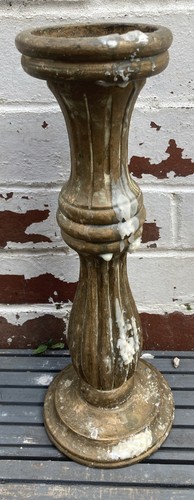 Rustikaler stumpenkerzenhalter - rustikaler,