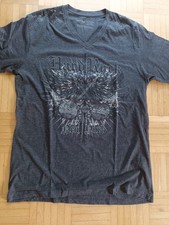 Hard Rock Cafe Herren T-Shirt Gr.M Anthrazit Kurzarm New York Logo