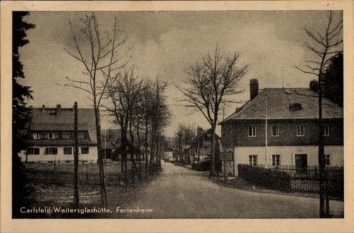 Carlsfeld weitersglashütte - ak,