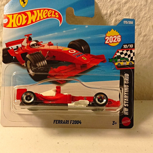 Hot wheels ferrari f2004 - hot,