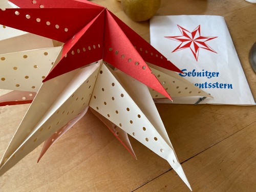 Sebnitzer weihnachtsstern deko - weihnachtsstern,