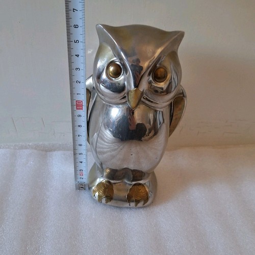 Messing figur eule metall - messing, figur/