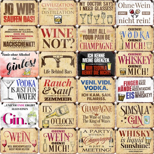Schild blechschild - schild,