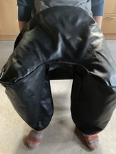 Kälteschutz Regenschutz Wärmedecke Roller Moped Motorrad Schwarz Beinschutz Büse