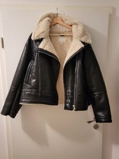 H&M Winterjacke Kunstleder XL