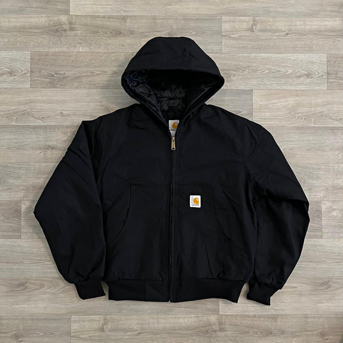 Carhartt hooded jacket black - carhartt,