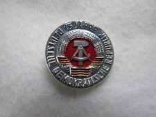 DDR - Plakette aus Aluminium