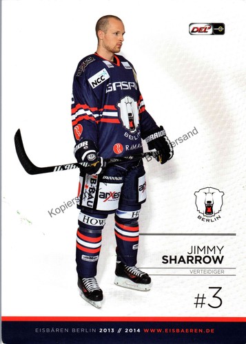 Autogrammkarte jimmy sharrow - autogrammkarte,