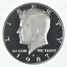 1987-S Kennedy Half Dollar