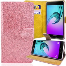 Glitzer Handy Tasche für Samsung Galaxy Note 3 Neo Schutz Hülle Flip Case Rosa