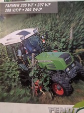 FENDT FARMER 206 V/F 207 V/F 208 209 V/F/PTraktor Prospekt Bulldog Schlepper