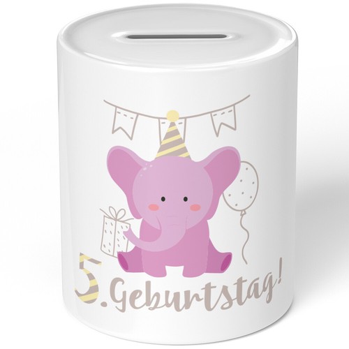 Geburtstag rosa elefant - rosa,