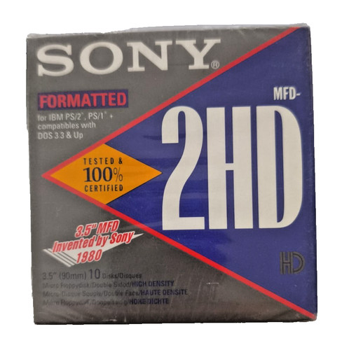 Neue sony disketten 2hd - 10,