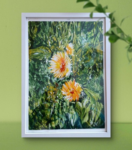 Original aquarell gemälde - original,