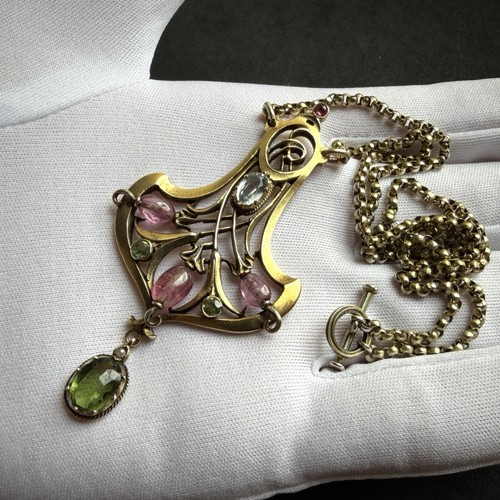 Jugendstil collier silber - jugendstil,