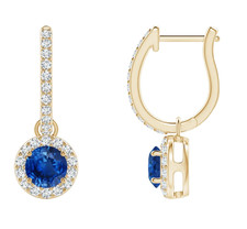 14k Gelbgold Saphir &