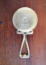 Vintage kleiner Taschenspiegel / Handspiegel Bader Katalog Pforzheim 50 Jahre