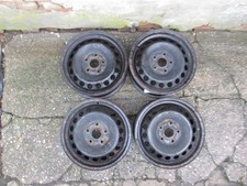 4x Stahlfelgen 6x15 ET43 LK