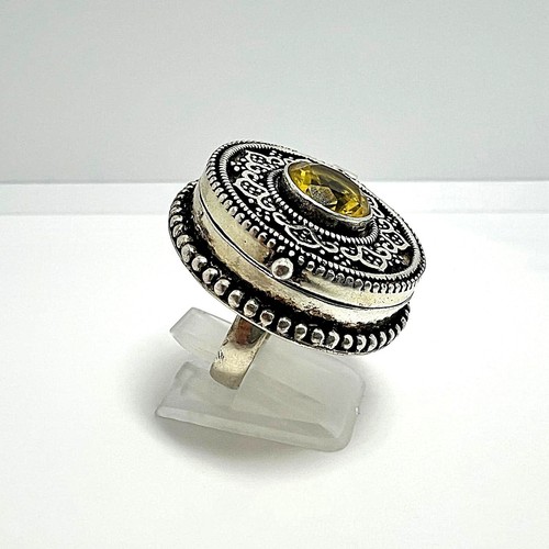 Vintage giftring 925er silber - vintage-giftring,