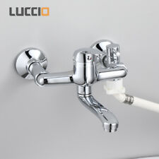  Wandarmatur für Küche o. Bad mit Ventil, Anschluss für Spül- oder Waschmaschine