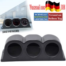 Instrumenten Halter 3-Fach 52mm Universal Zusatzinstrument Armaturenbrett KFZ