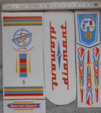 Aufklebersatz,DIAMANT,Fahrrad,Touren-Sport,Oldtimer,DDR,Radsport