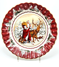 Selten Villeroy & Boch Toys Fantasy Santa mit Geschenke Waldtiere Weihnachten