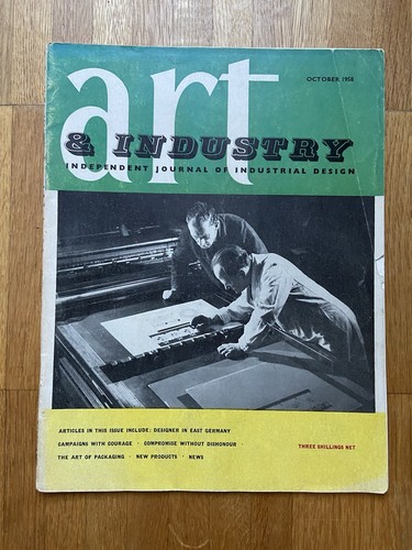 Art industry 1958 ddr - art,