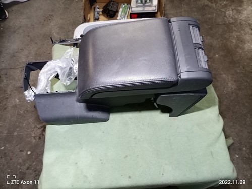 Leder armlehne mit radio - leder,