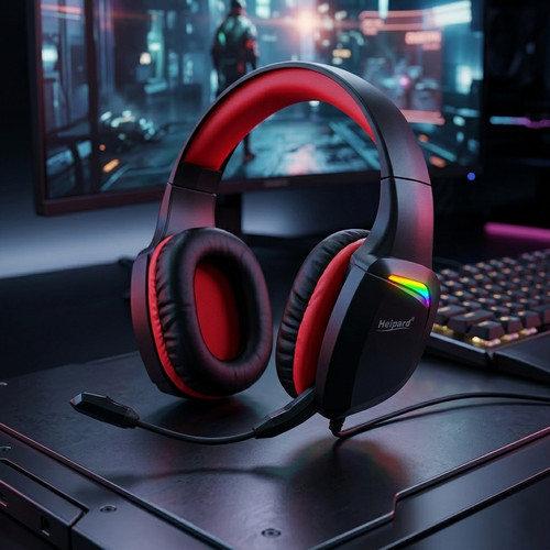 Heipard gaming headset - -,