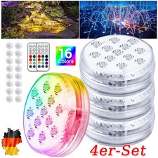 4ER RGB 13 LED Poolbeleuchtung