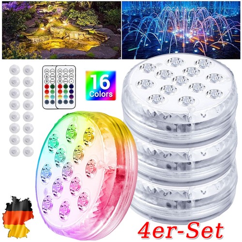 4er rgb led poolbeleuchtung - rgb,