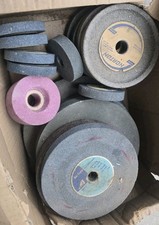 Schleifscheiben Schleifsteine Rund ca. 9 Kg.