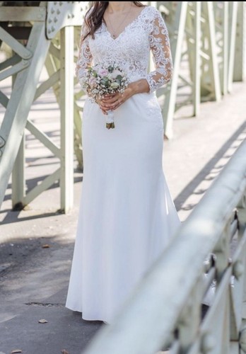 Traum brautkleid mit - spitze, &