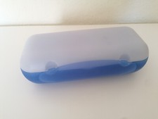 Tupperware Kolumbus Eierbox Eierbehälter Transportbox blau