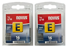 2x 1000 Novus Tacker Nägel