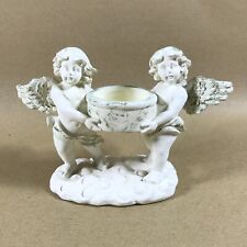 Silea Gips Cherub Kerzenhalter