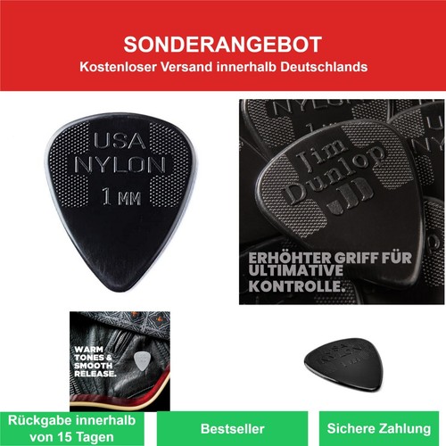 Dunlop nylon standard plektren - dunlop,