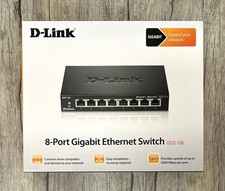 D-Link DGS-108 8-Port Gigabit