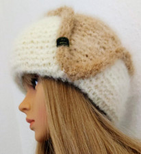 Knitted Wool Hat's, Hand knitted Angora hat, Hand knitted Winter Hat, Beanie hat