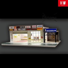 1/64 Diorama Parking Lot Model