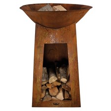 Feuerstelle Firebowl Terrassenofen XXL 1.1 m Grill Feuerschale Cambridge Garten