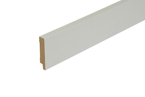 Sockelleiste weiß mdf - sockelleiste, 80