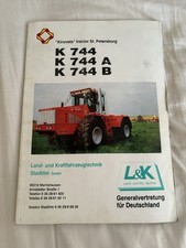 Betriebsanleitung Kirovets K 744 A B Werkstatthandbuch Traktor St. Petersburg