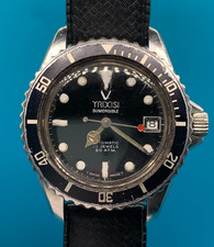 Vintage Systema Trixisi Sumergible Sub Diver ~ Automatik ~ ETA 2783 ~ 200m ~ Rar